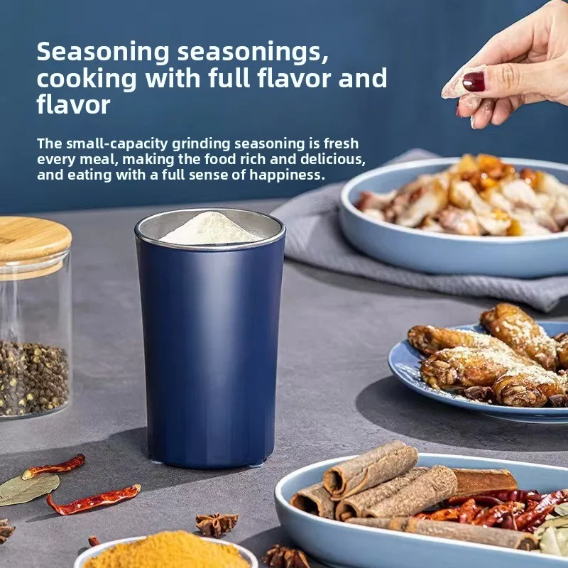 Description Picture 3 of itemNew Small Electric Grinding Machine Grain Grinder Coffee Grinder Stainless Steel Nuts Beans Grains Mill Herbs for Kitchen