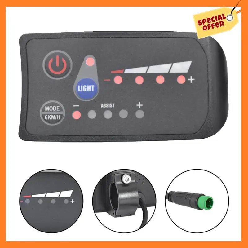 ABS S810 E-Bike Meter LED Display+36V 350W Sine Wave Controller For Electric Bike Electric Bicycle Meter 5PIN