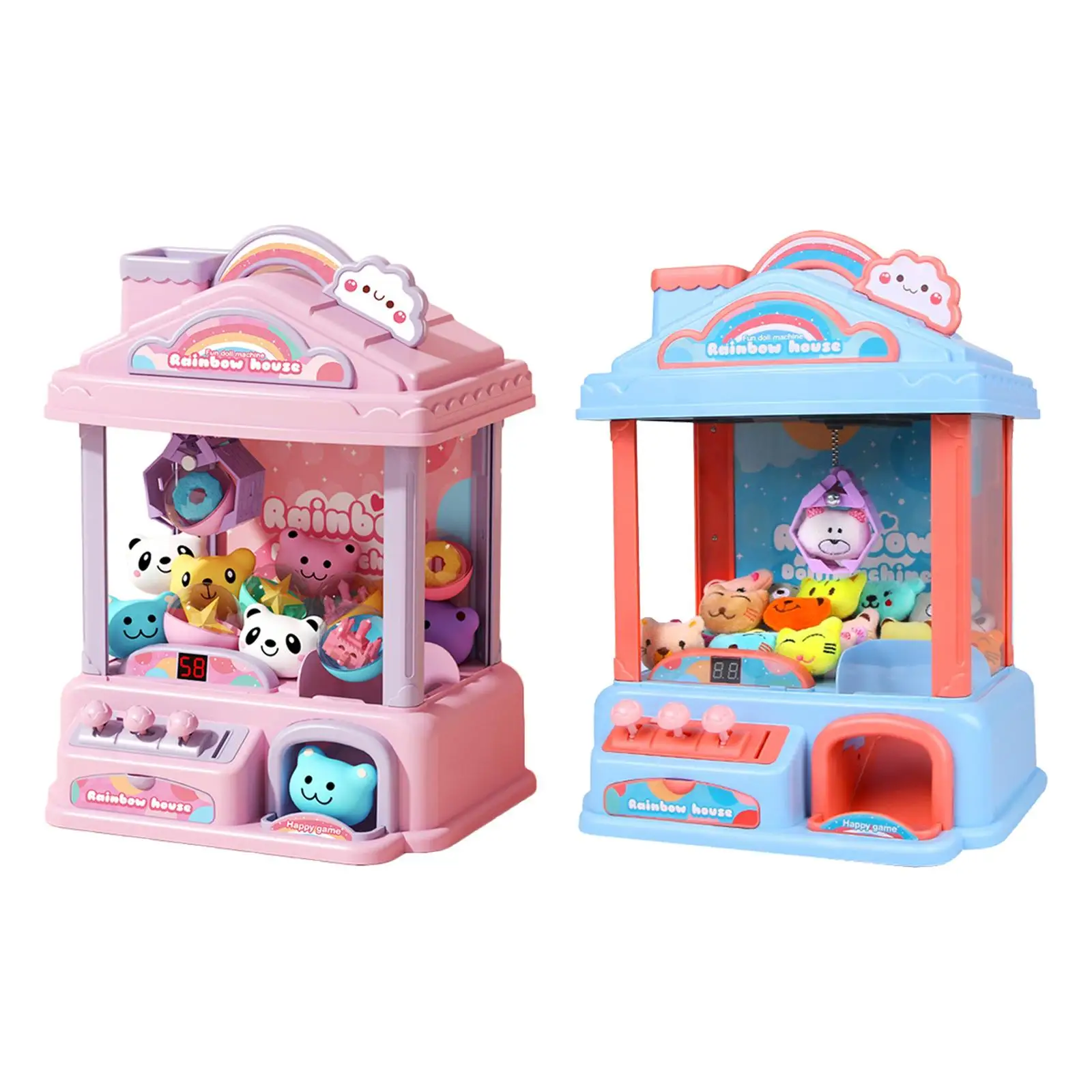 

Аркадная игра коготь машина аркадная Конфета капсула коготь игра призы игрушка для детей От 3 до 6 лет малышей взрослых подарки на день рождения