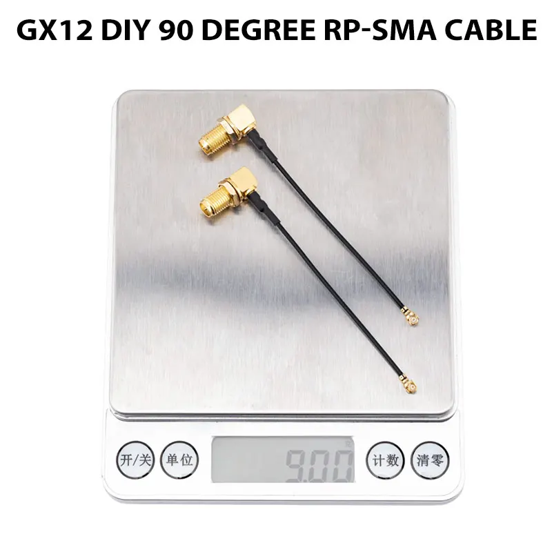 GX12 DIY 90 Degree RP-SMA Cable