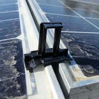 Clips de retrait de boues de panneau solaire, 2/20 pièces, Clip de vidange d'eau pour panneau photovoltaïque pour 30/32/35/40mm, pince de cadre de panneau solaire 4