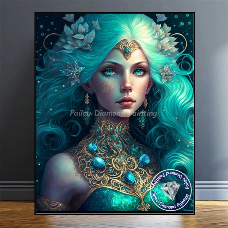 Fantasy 12 Goddess Zodiac Sign Diamond Painting Crystal Art Starry Night  Astrology Constellation Pisces Aries Mosaic Room Decor - AliExpress