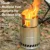 New Portable Outdoor Camping Stove Wood Burning Mini Lightweight Stainless Steel Foldable Stove Picnic BBQ Cooker Travel Tools 1