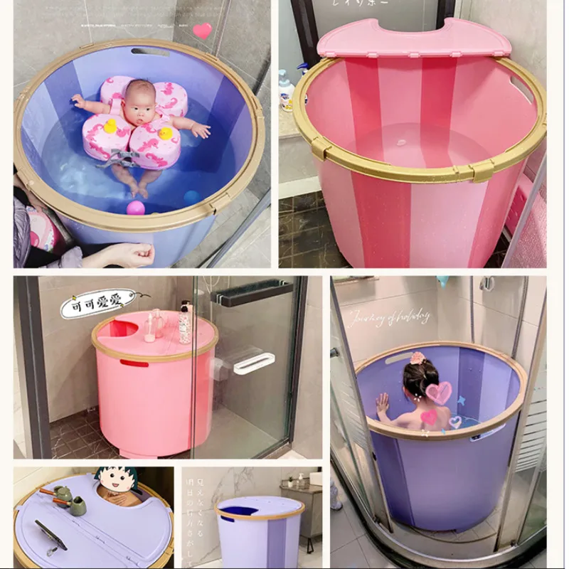 Thickened Folding Adult Multipurpose Bathtub No Installation Required Stable and Sturdy Swimming Pool for Adults