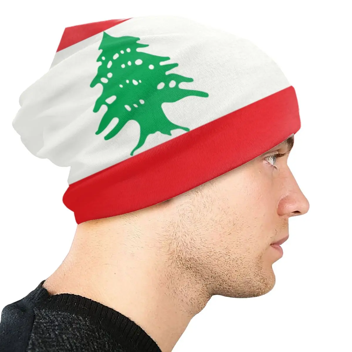 Lebanon Lebanese Flag Beirut Skullies Beanies Caps Unisex Winter Warm Knit Hat Fashion Adult Bonnet Hats Outdoor Ski Cap