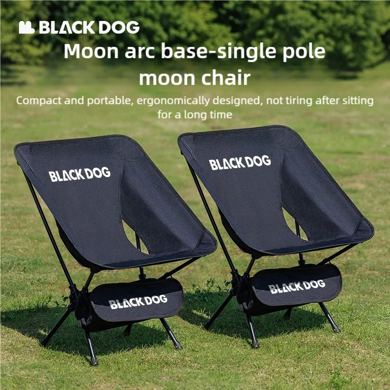 Chaise lune Blackdog pour pêche et camping - Confortable et portable pour longues sessions