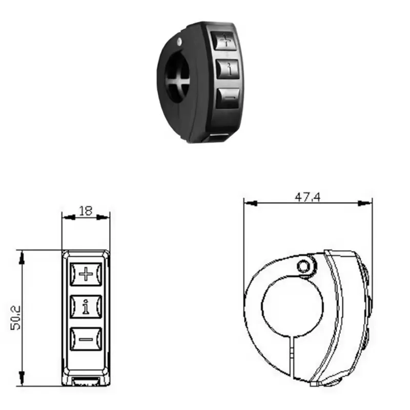 NC-81F E-Bike LCD Display - 36-72V, 5-Pin Waterproof, UART No.2 Protocol For Electric Bicycles