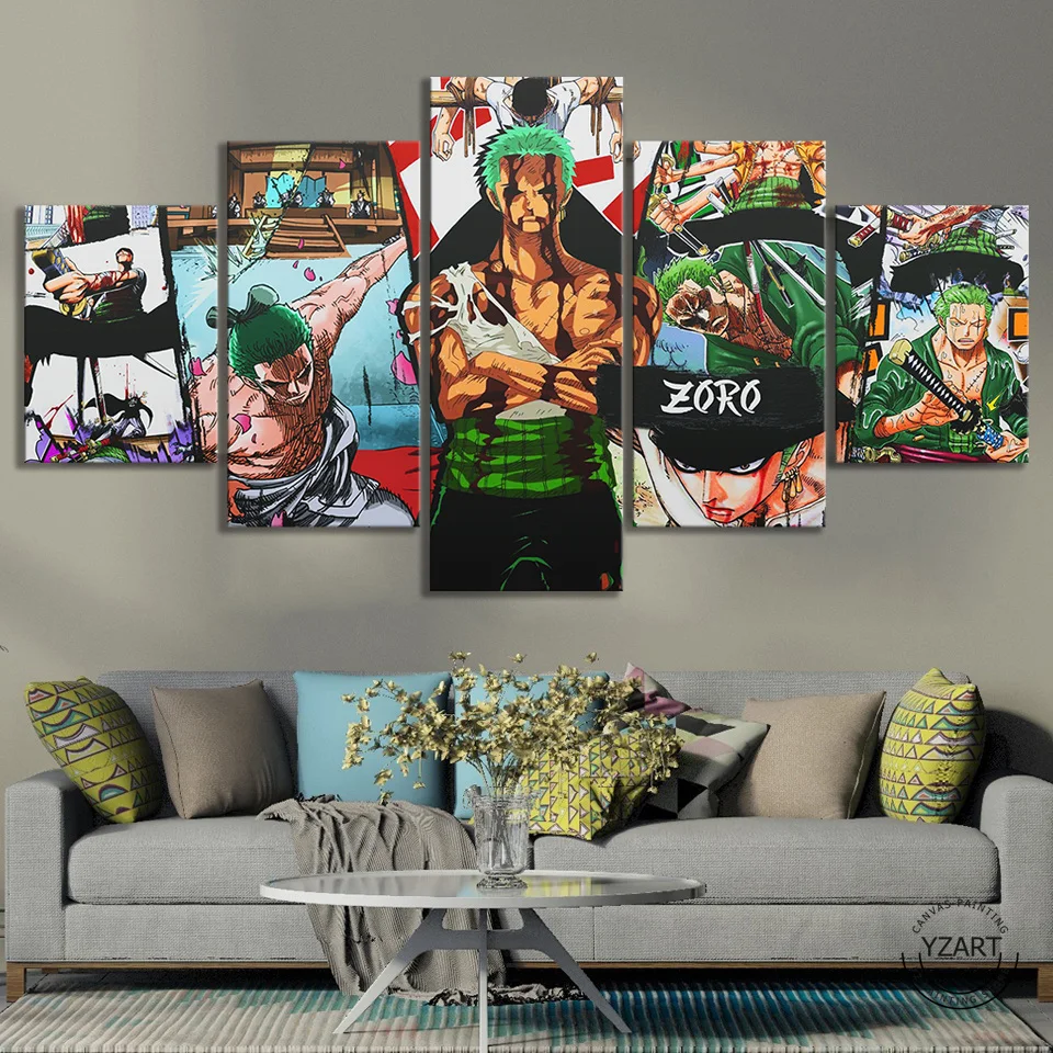 Quadro decorativo Emoldurado Sanji Anime One Piece Desenho Arte