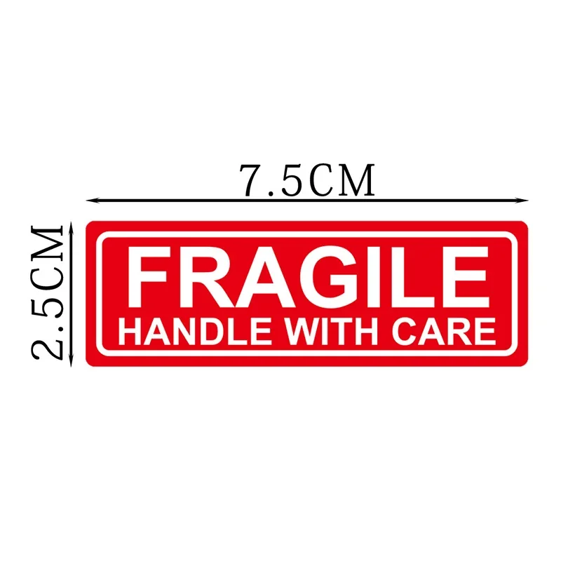 Fragile Warning Stickers Handle with Care Labels for Shipping