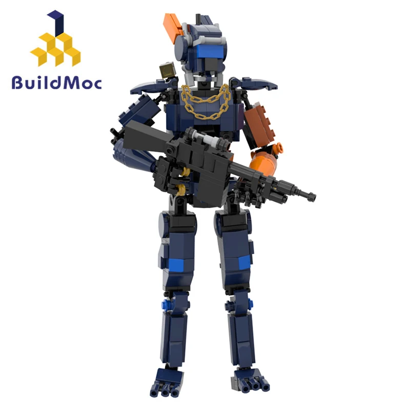 Buildmoc Chappie Armor-Plated Robot Mobile Suit Girl Battle Machine Mattoni Giocattoli E Hobby Per I Regali Dei Bambini