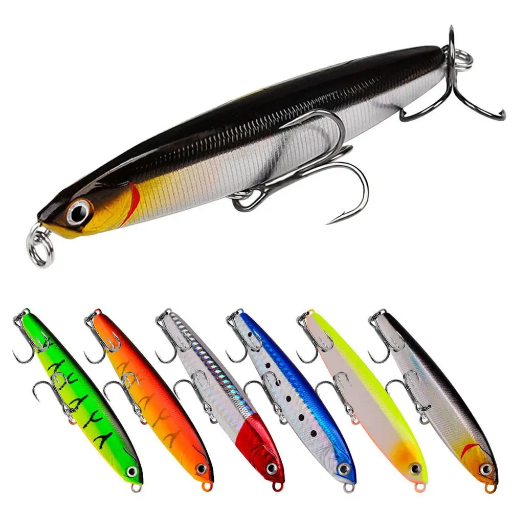 

6PCS Fishing Lures For Bass Trout Perch Swimbait Hard Bait Freshwater Saltwater Fishing Bait Gear 10/14/18/24g