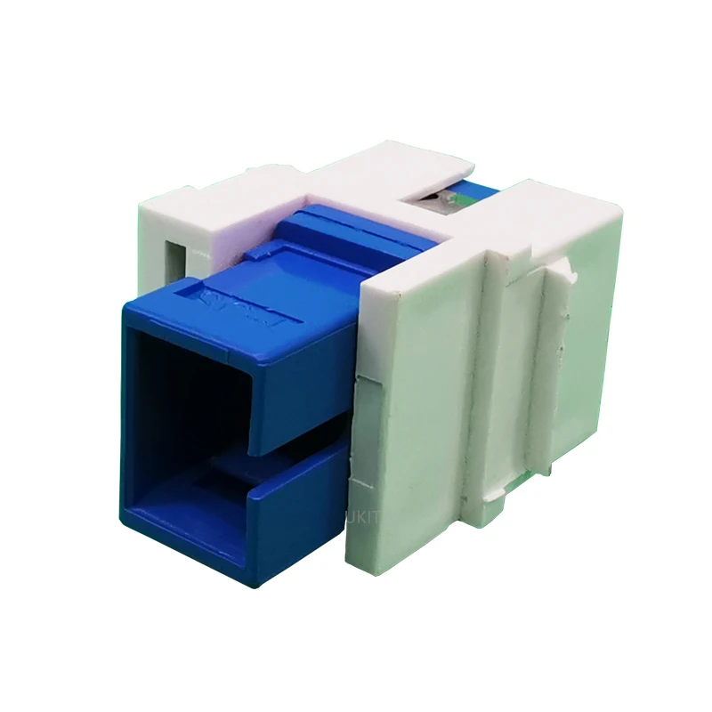Фото SC волоконно-оптический модуль Keystone Jack с крючком-вставкой для Simplex UPC Green APC SC/SC Соединительный адаптер удлинитель №4