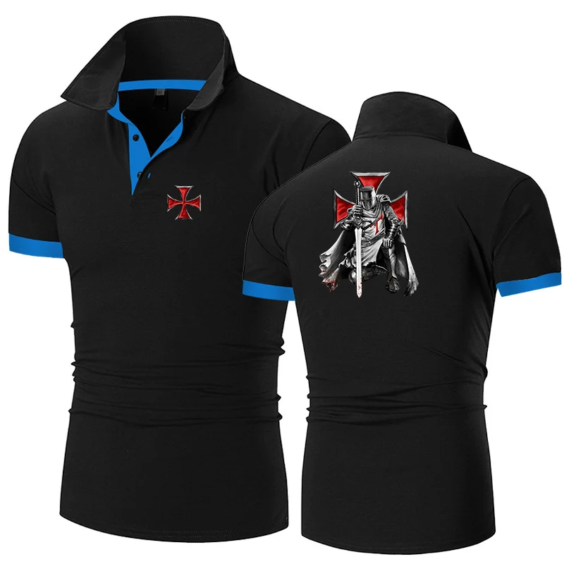 Mens Breathable Summer Polo T Shirts Casual Short Sleeves