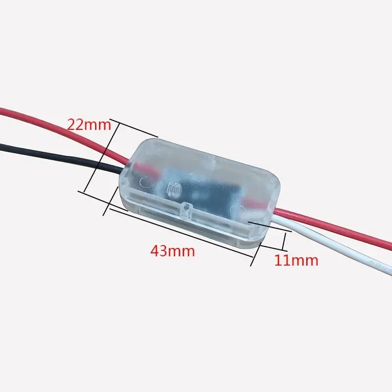 Weatherproof Dual Mode Smart Photocell Light Switch with Auto On/Off Sensor for Indoor and Outdoor Lighting