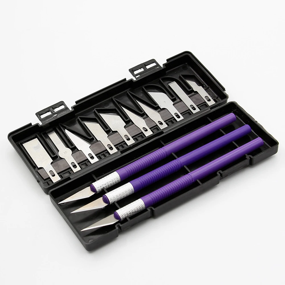 Art Carving Cutter craft knives art knife craft cutter tool wood carving knife surgical scalpel scalpel knife blades 13Pcs/set
