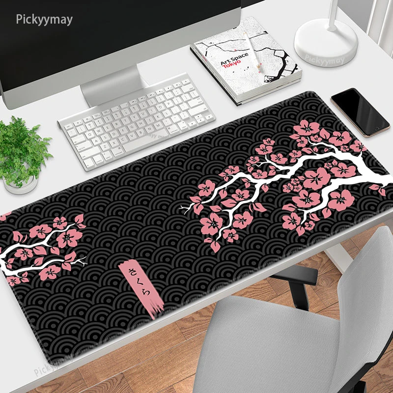 Anime Art Mouse Pad Desk Mat Tapetes pc Gamer Tapete Office Home Table Mause Teclado Xxl Computador Mouse Pad Estilo Chinês - Imagem 5