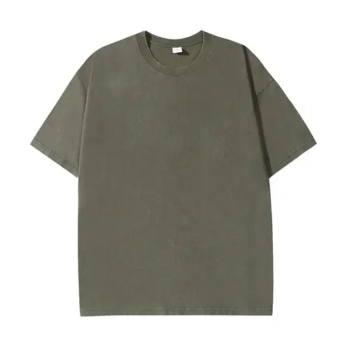 100% Cotton T-shirt, Free Customization of Your Own Logo, Urban Trend Retro Short-sleeved T-shirt, European and American Size T- - Image 6