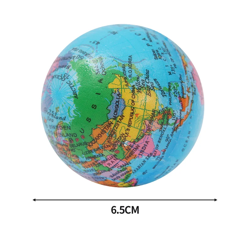 Stress Relief World Map children's toys developing Ball Palm Earth