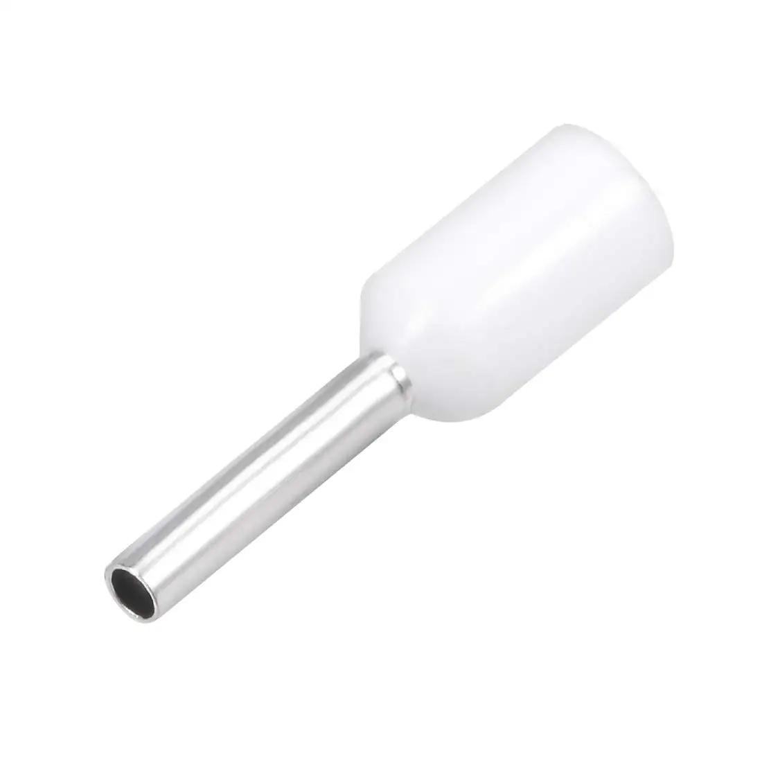 

100Pcs AWG20 Wire Ferrules Crimp Connectors,VE7508,White,Wire Crimping Tool Kit,Insulated Brass Cord Pin End Terminal Assortment