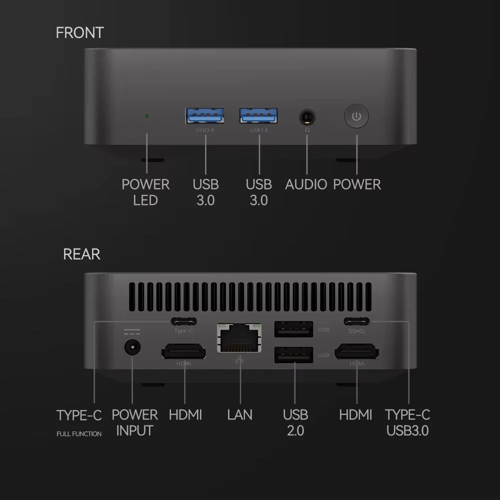 2026 NEW Mini PC Windows11 Intel Core i9 8950HK i3 6100U Windows11 16GB RAM 1/2TB SSD WiFi6 M.2 office game Portable Mini PC Desktop - immagine 6