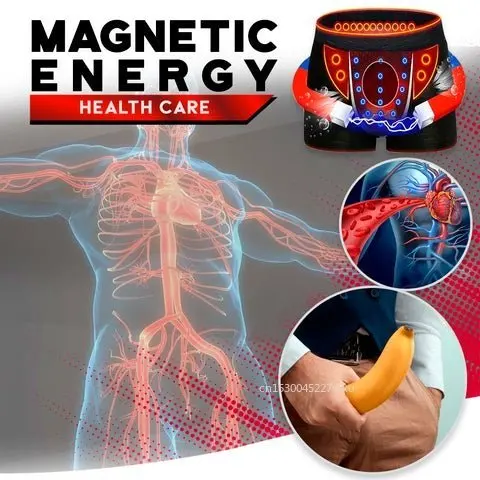 Magnetic Therapy Men Sexy Boxers Panties Energetic Physiological Underwear  Underpants Sex Health Care Shorts Tourmaline Prostate - AliExpress