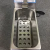 Electric Deep Fryer 2000W-Watt Large Professional Grade Stainless Steel with Triple Basket and Timer 6