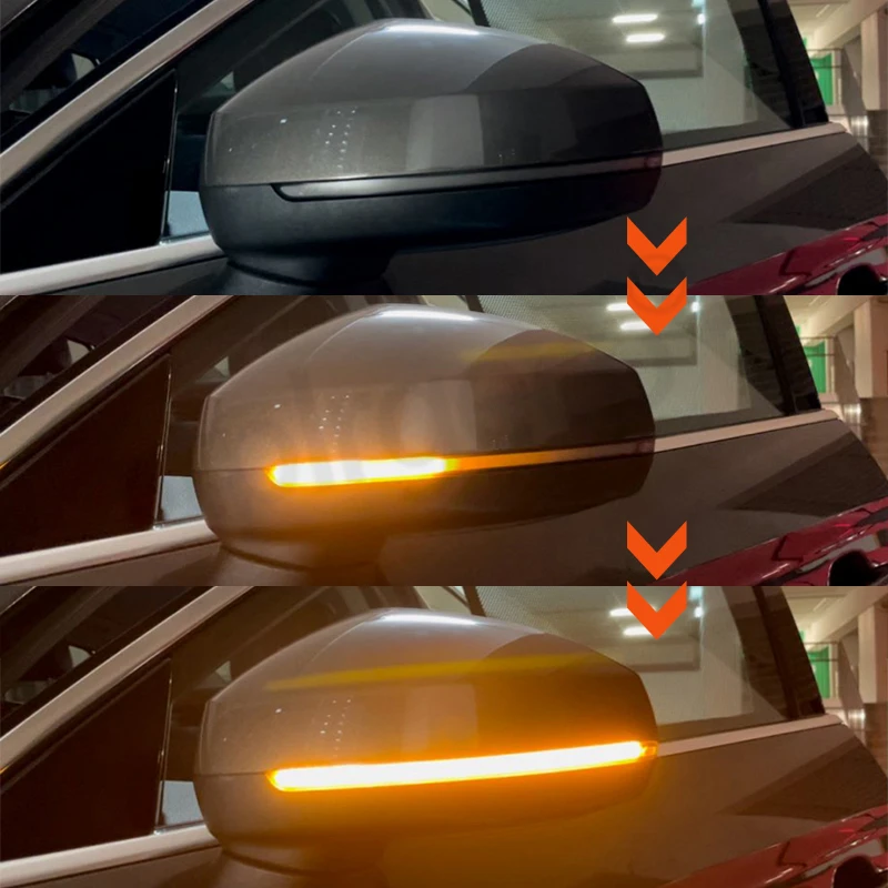 LED Dynamic Turn Signal Blinker with Flowing Water Effect