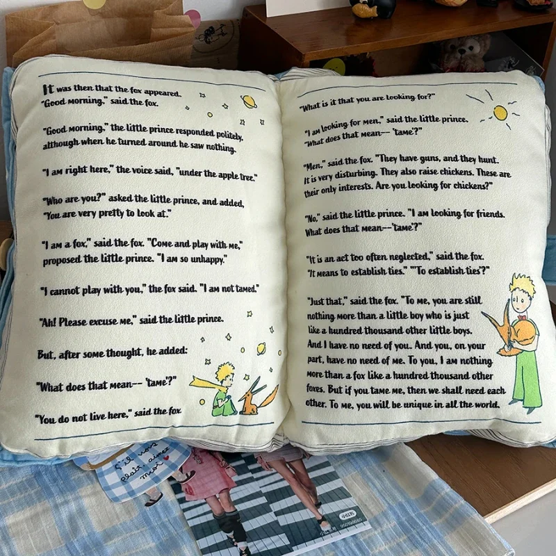 

Creative Cute Little Prince Story Book Pillow Pillow Birthday Gift for Friend Doll Suitable for Bedroom Sofa Home Furnishings 2