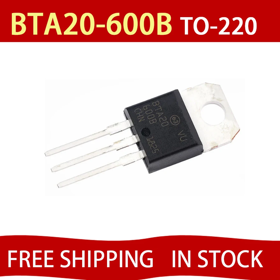 

5pcs BTA20-600B BTA20-600 BTA20 600B 600 Triac 600V 20A