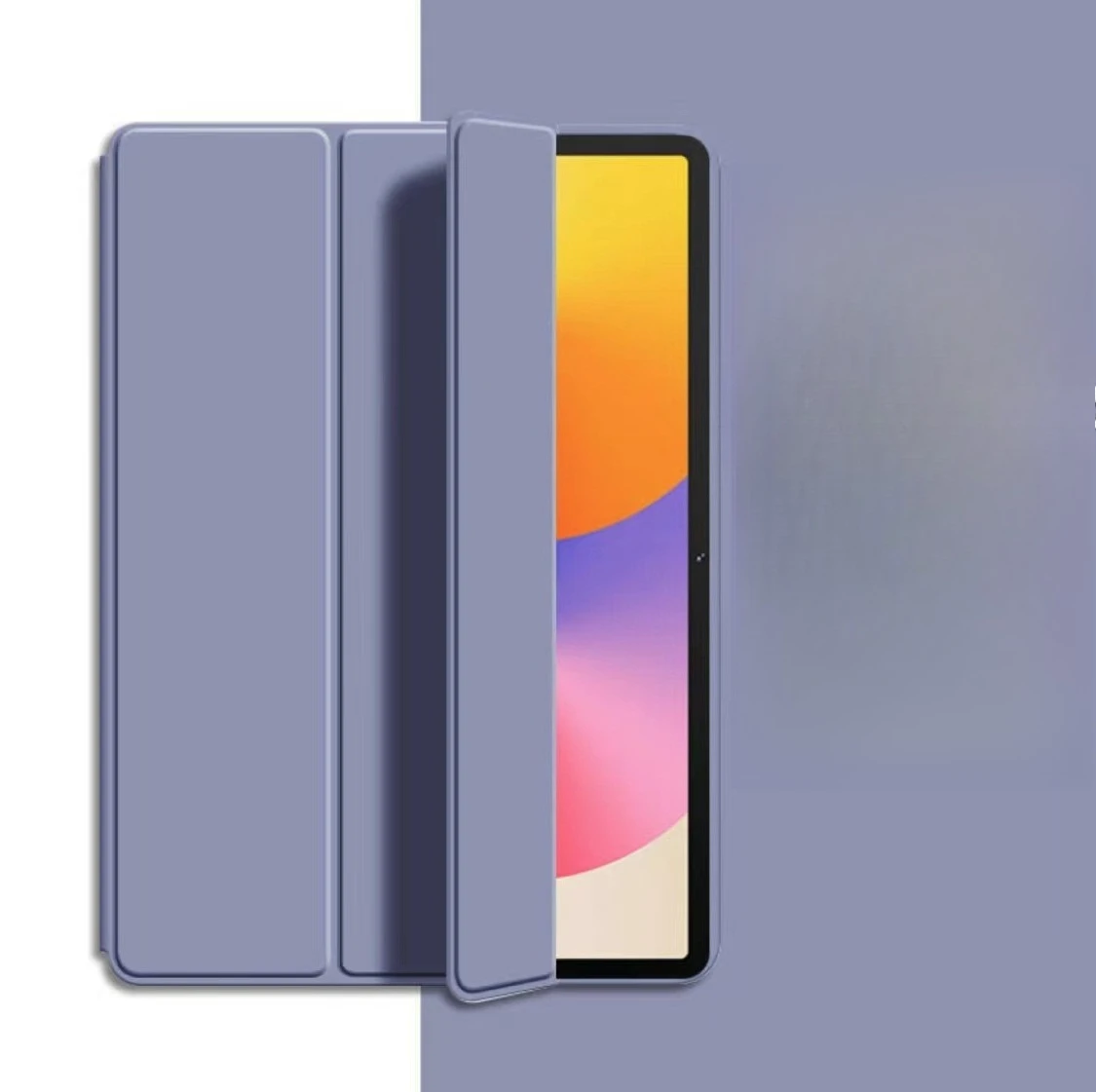 Ultra-Slim Trifold Stand TPU Soft Back Tablet Case - 11.5-inch Cover
