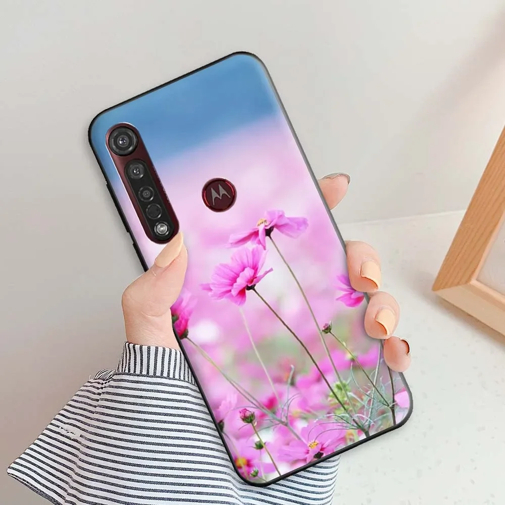 Sleek Matte Silicone Protective Case - Fashion TPU Back Cover for Motorola Moto G8 Plus, G8 Play & G8 Power
