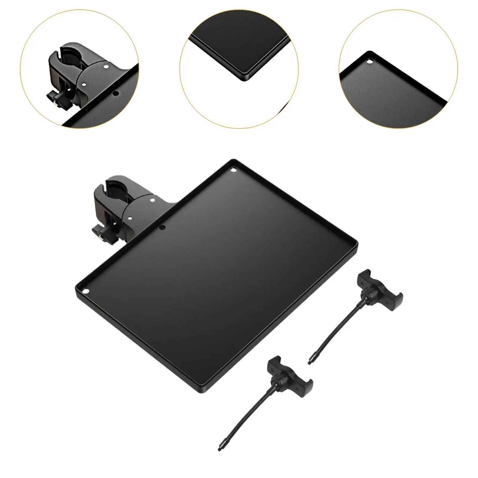 마이크 스탠드 트레이 높이 조절 가능 범용 사운드 카드