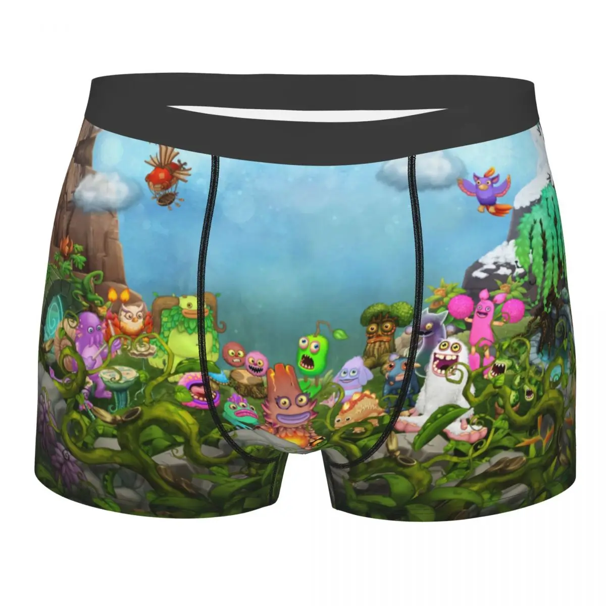 

Трусы-боксеры Мужские дышащие, нижнее белье для видеоигр, моё пение монстров