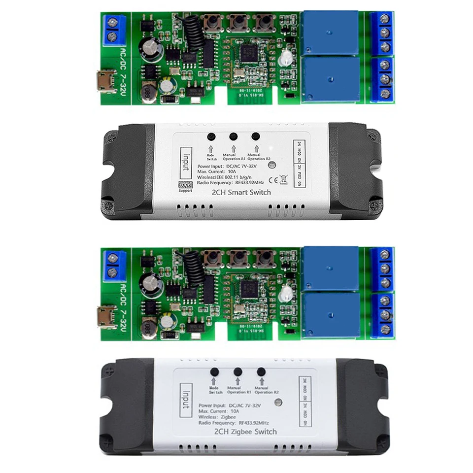 Smart WiFi Zigbee Relay Module Remote Control Switch