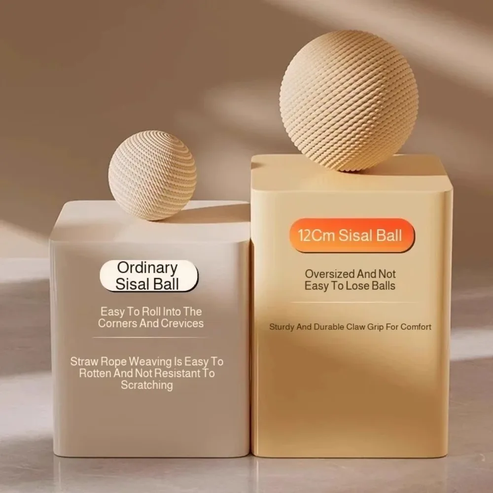 Interactive Sisal Cat Scratching Ball 4