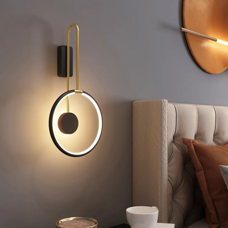 Applique Murale LED au Design Moderne Minimaliste, Luminaire Décoratif d'Nik, Idéal pour une Chambre à Coucher ou une Maison