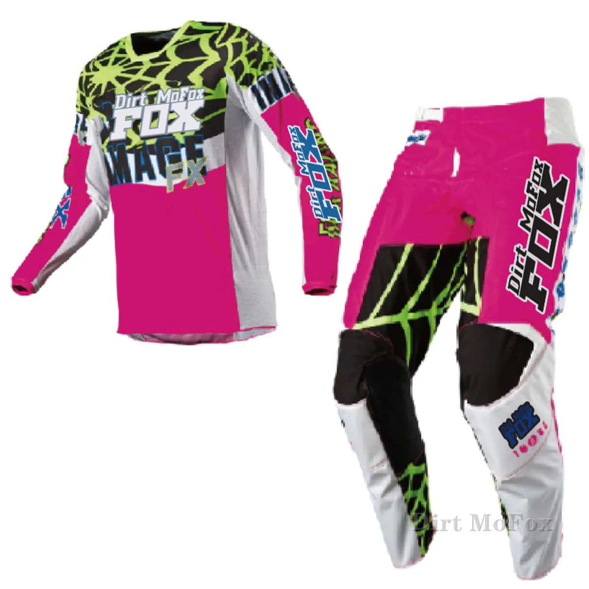 

2021 Automotive MTB Bike Off-road Gear Set Locomotive Suit Dirt Bike Geae Racing Suit Clothing Motocross Jersey And Pants