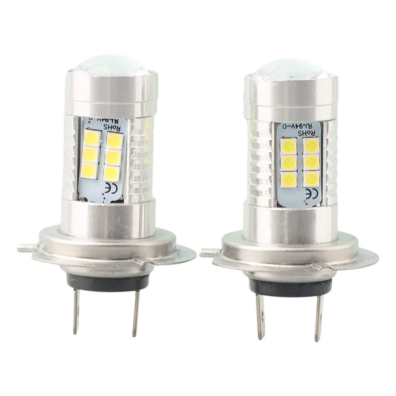 H7 LED Headlight Bulb Kit High/Low Beam 6000K White Accessories Waterproof Fast Thermal Diffusion Heat-resistant 2x