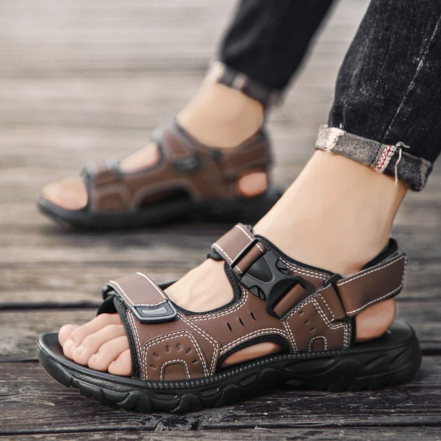 Men’s PU Leather Summer Sandals 2