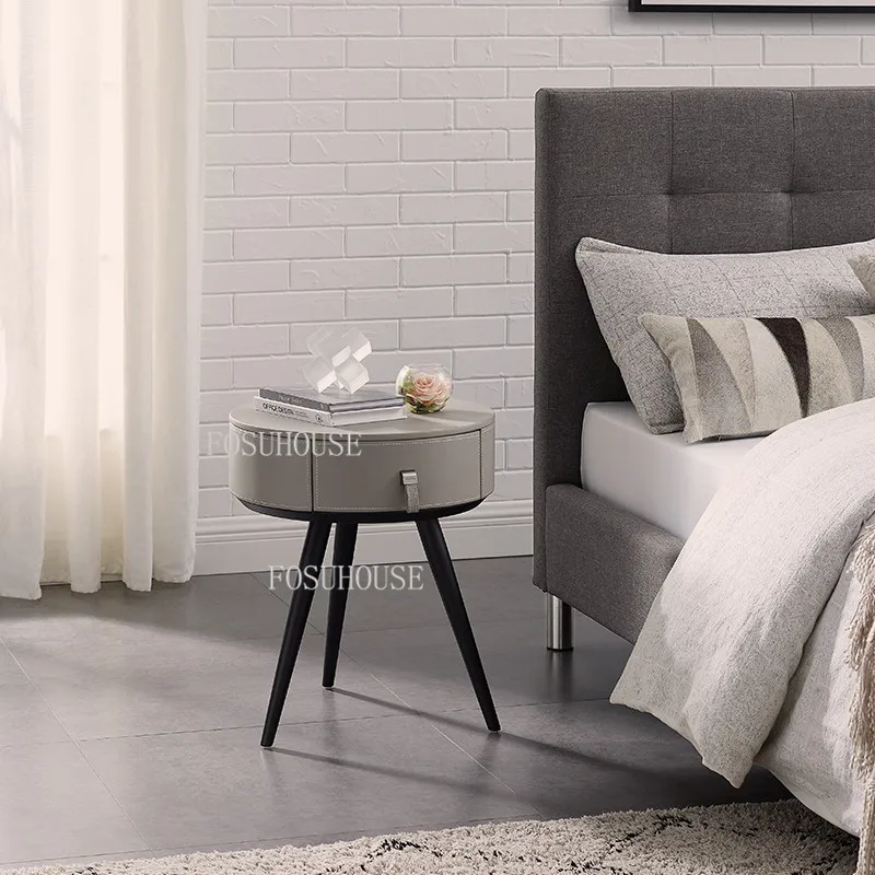 Modern Furniture Simple Bedroom Nightstand Minimalist Small Apartment
