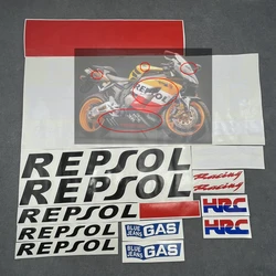 Motorcycle REPSOL Full Fairing Kit Sticker Decals Emblems For Honda HRC CBR600F CBR600RR VTR800 VTR1000 CBR1000RR CBR900