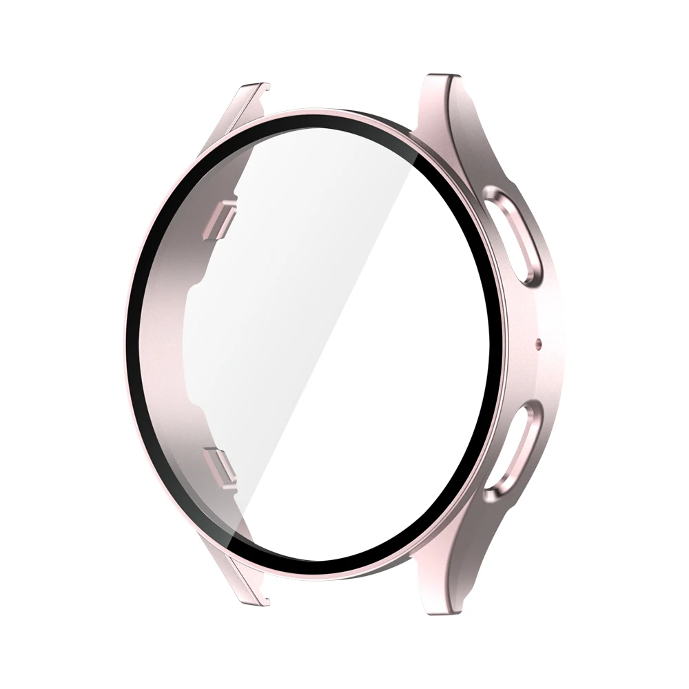 Premium Tempered Glass and Hard Matte Protective Case with Screen Protector Bumper Shell