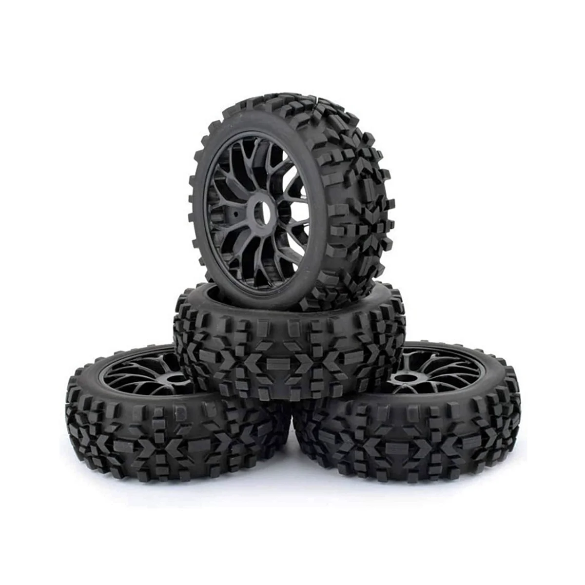 

4 шт. 118 мм 1/8 RC внедорожные шины 17 мм шестигранный для ARRMA Redcat Team WR8 Hobao