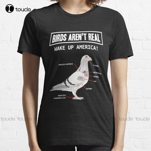 Birds Aren'T Real Make Up America Birds Arent Real T-Shirt Men'S