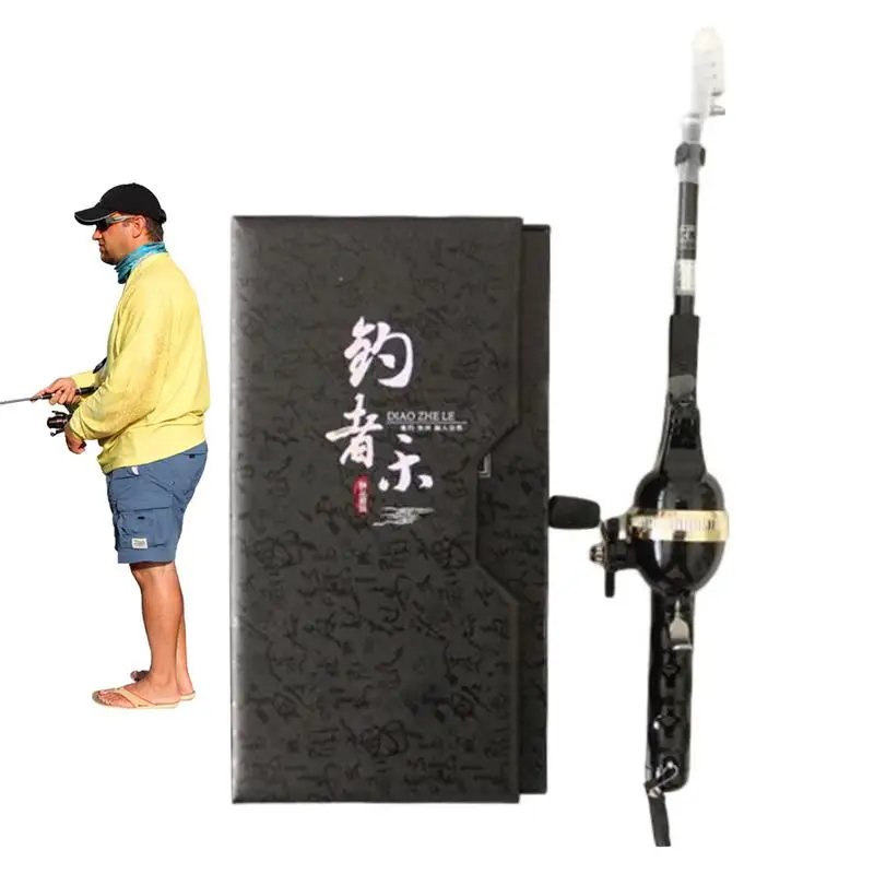 

Fishing Rod And Reel Combos Collapsible Fishing Rods Mini Portable Telescopic Spinning Fishing Rods For Saltwater Freshwater