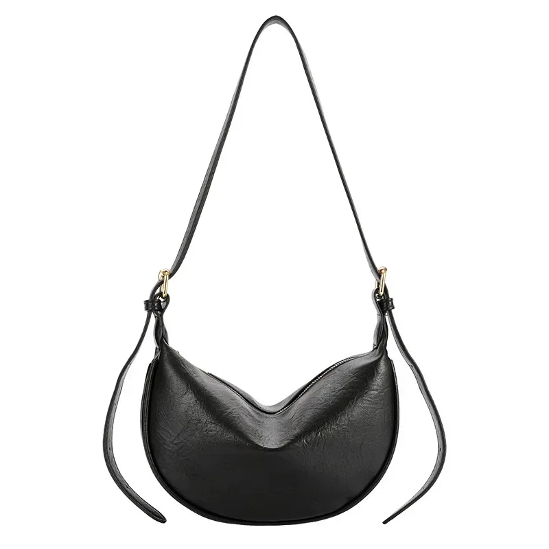 Vintage Crossbody Bags for Women Large Capacity Luxury Handbags Solid Soft Shoulder Bags Female Casual Travel Hobos Bag Sac New 8
