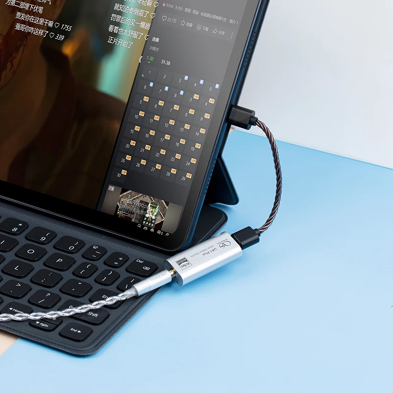 SHANLING UA1 plus USB DAC 앰프 헤드폰 앰프 듀얼 CS43131 칩 고해상도 오디오 PCM 32bit/768kHz DSD256 Type-C  3.5mm