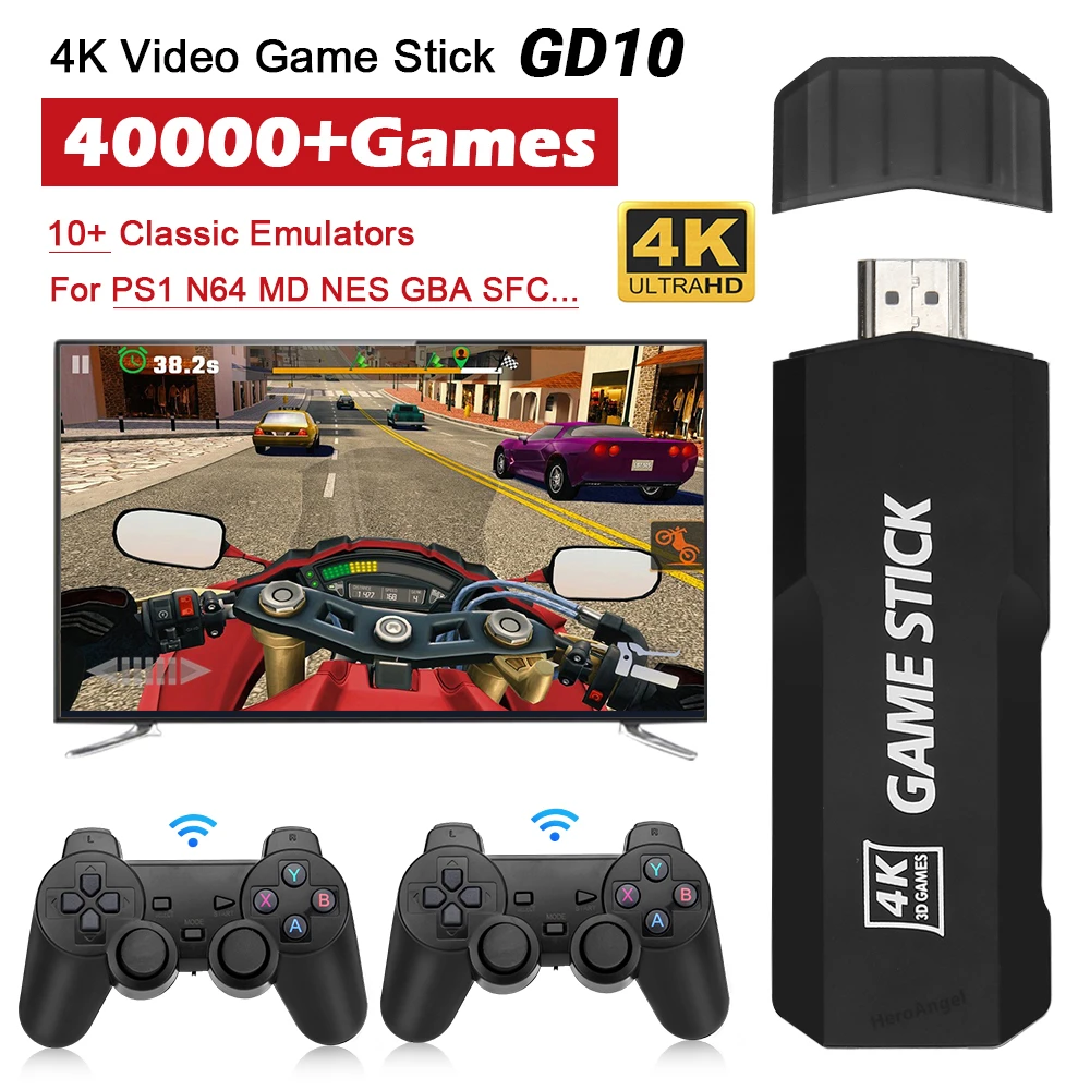 X2 GD10 Retro Video Game Console 4K Output Game Stick Emuelec 4.3