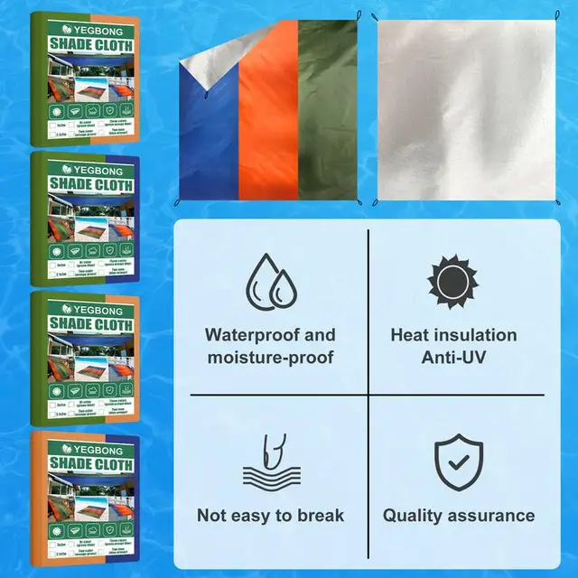 Piknik Szőnyeg Napfényes Vízálló Lombkorona Kültéri Családi Szőnyegek 4 Tétes Homokos Zseb Takaróval Az Utazási Kempinghez - Image 2