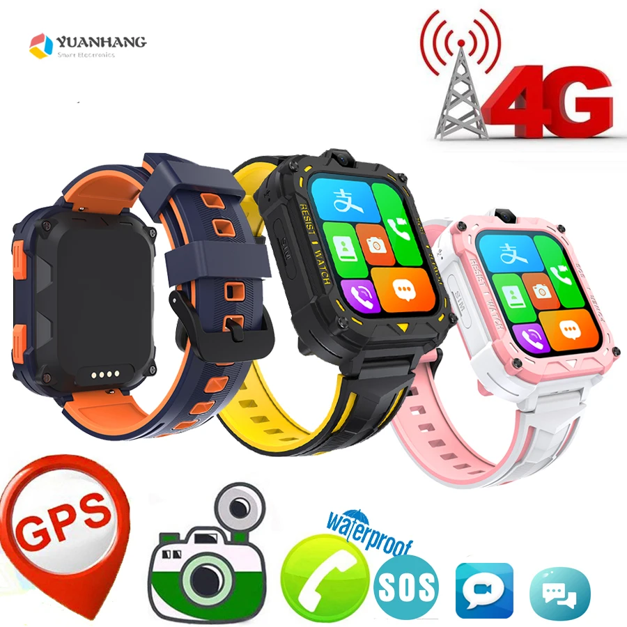 

Смарт-часы с GPS, Wi-Fi, кнопкой SOS и видео